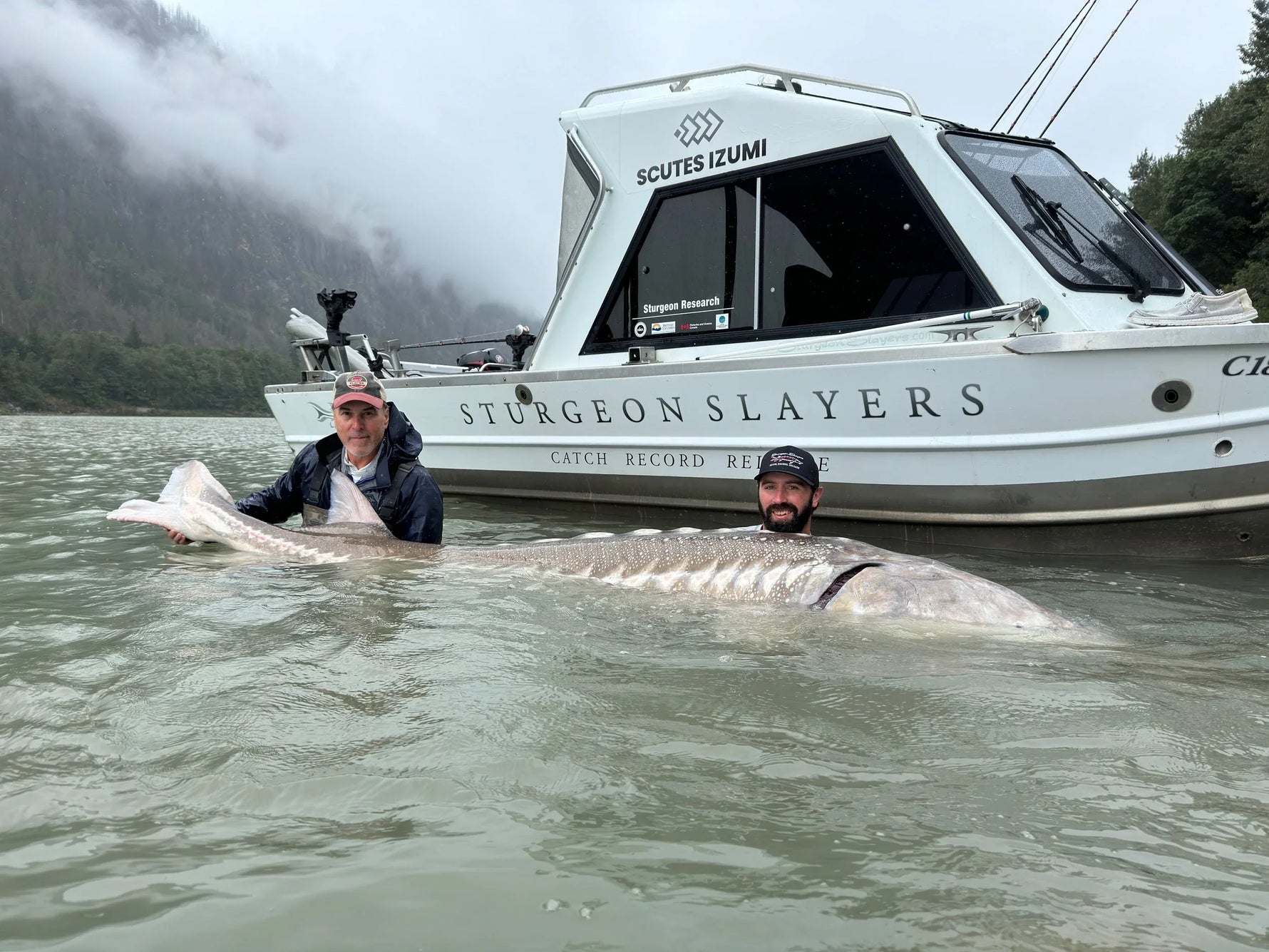 Nick Leddy lands his 3rd lifetime Sturgeon with Sturgeon Slayers