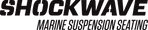 Shockwave Marine Suspension Seating logo with black text on a white background
